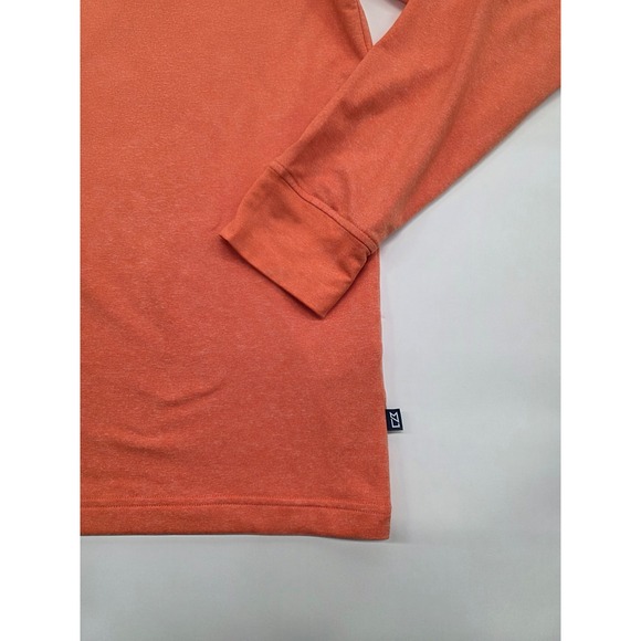 Golf Club of Amelia Island Cutter and Buck Men's Orange 1/4 Zip Pullover - M - Picture 7 of 11